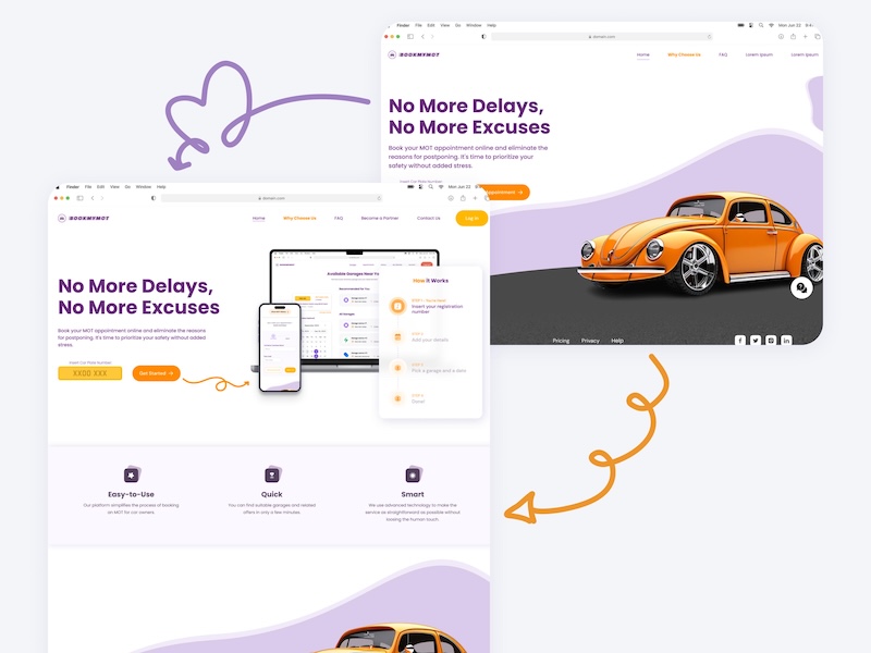 BookMyMOT — one of our recent projects